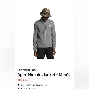 Men’s NorthFace rain jacket-